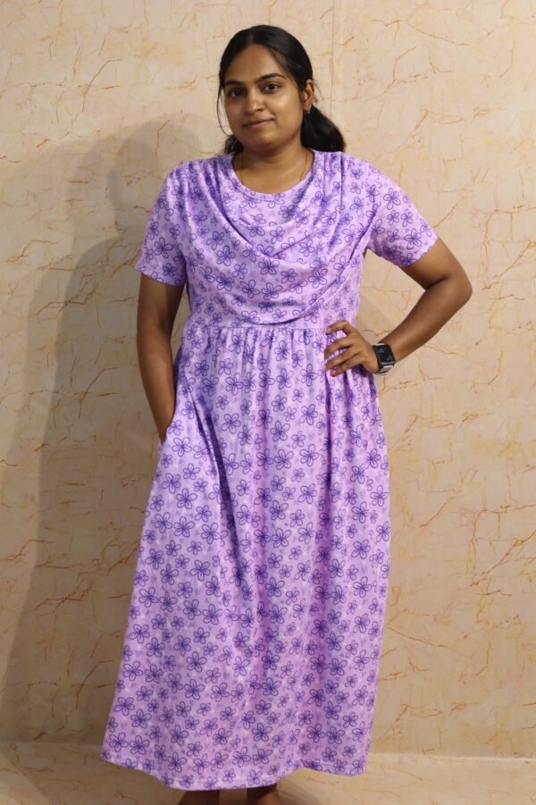 Non Feeding-Shawl-Lavender Flower