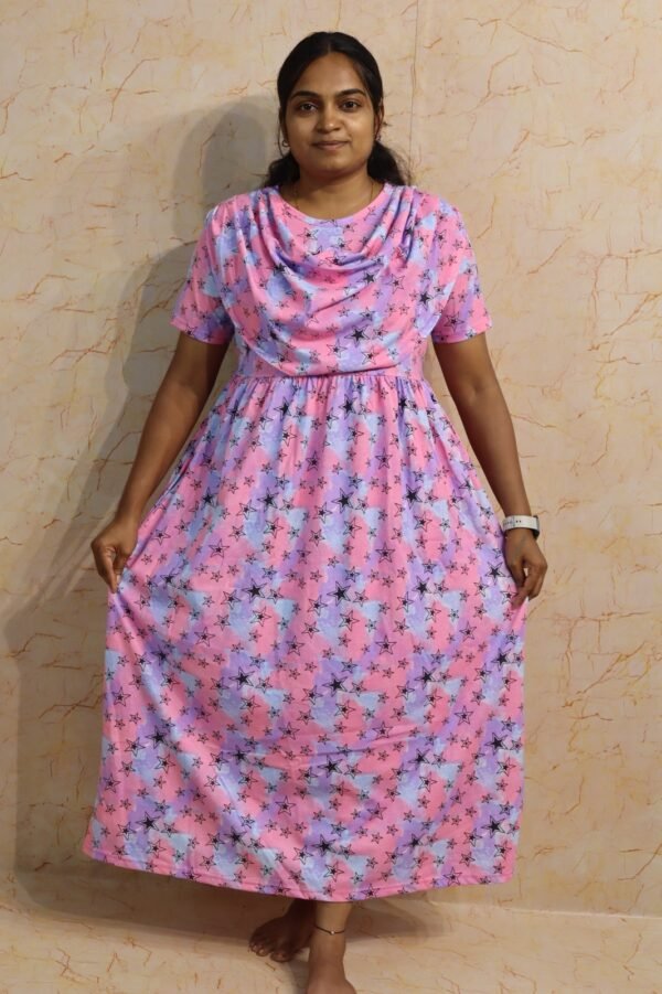 Non Feeding Shawl Pink Star