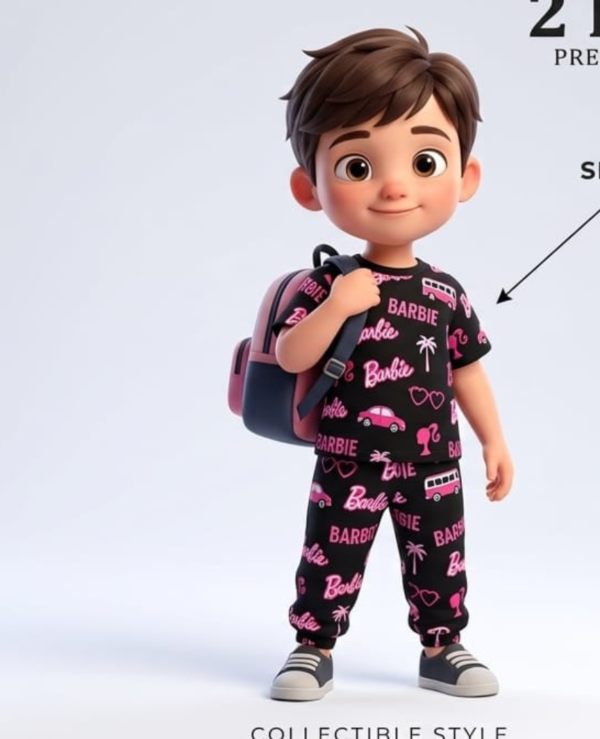 Kids- Co Ord Set -Black