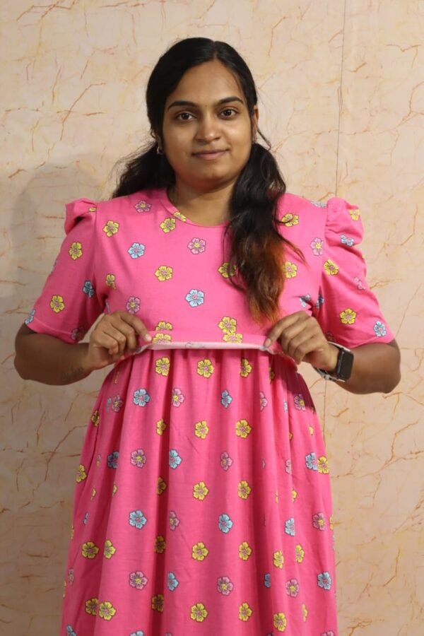 Feeding Puff Sleeve - Pink