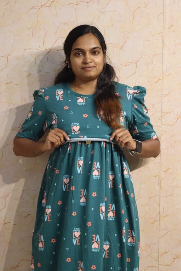 Feeding Puff Sleeve - Green