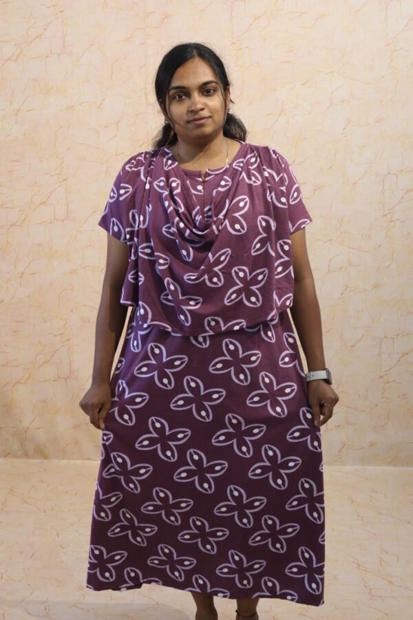Feeding Shawl - Purple