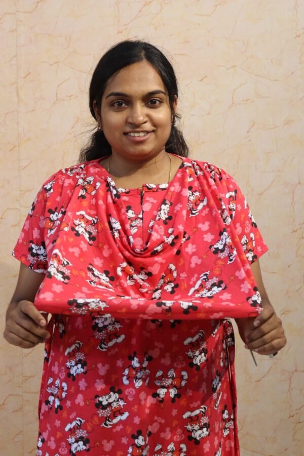 Feeding shawl-Red