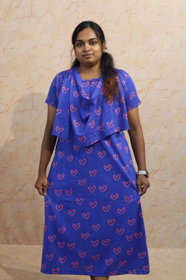 Feeding Shawl - Blue