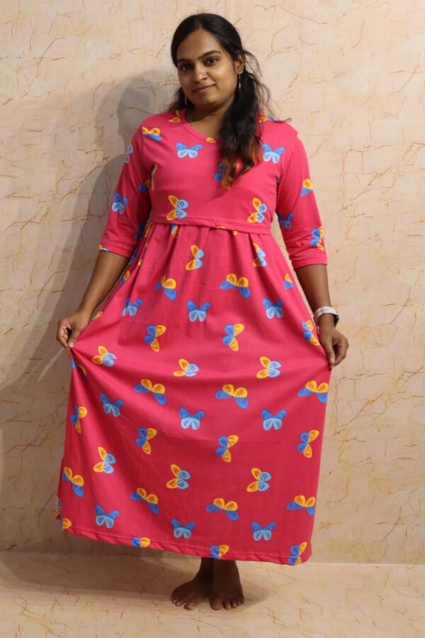 Feeding 3/4 sleeve - Pink