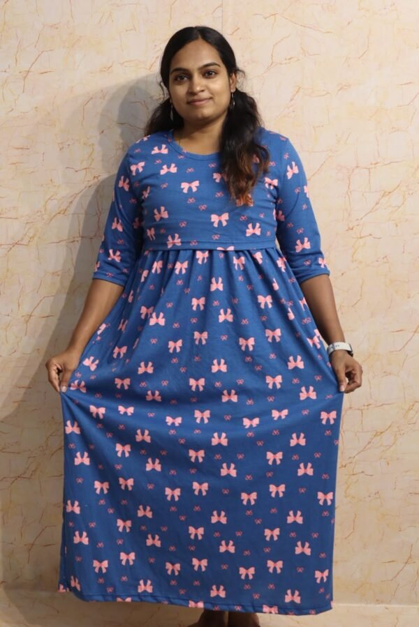 Feeding 3/4 Sleeve - Blue