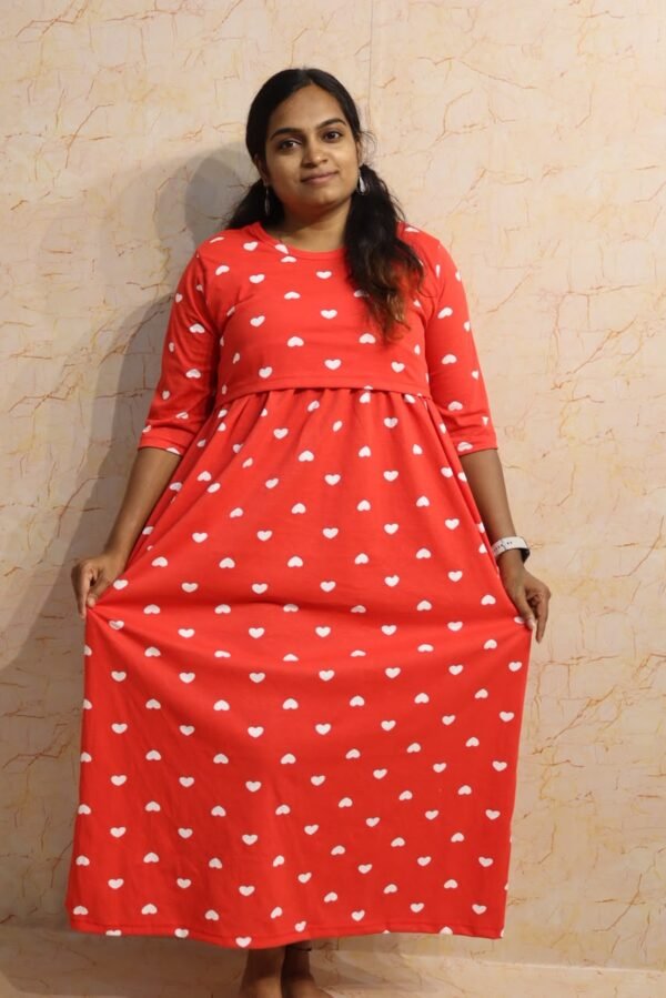 Feeding 3/4 Sleeve - Red