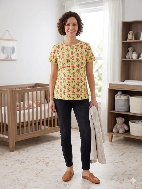 Feeding T-Shirt - Yellow