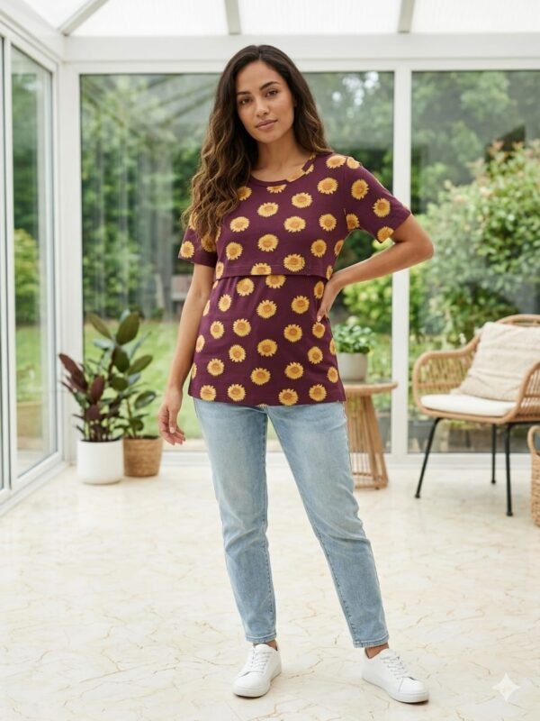 Feeding T-Shirt - Marron