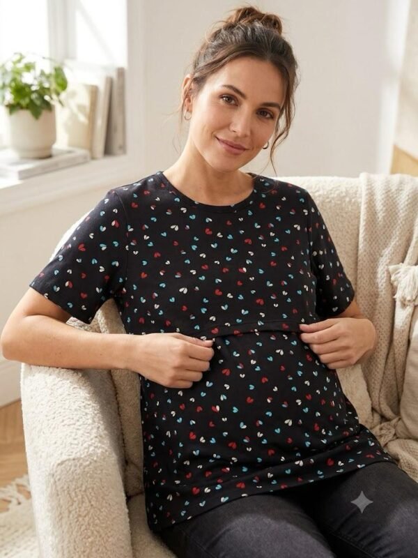 Feeding- T -Shirt- black