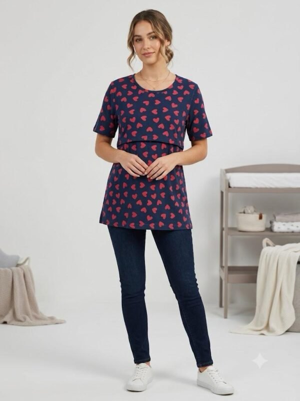 Feeding T -Shirt - Navy Blue