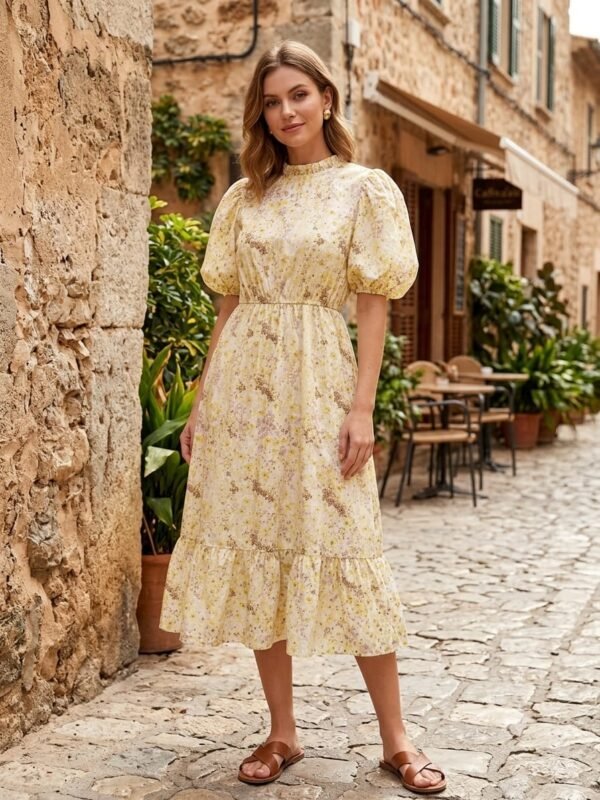 G-Frock Top-Yellow-Western Top