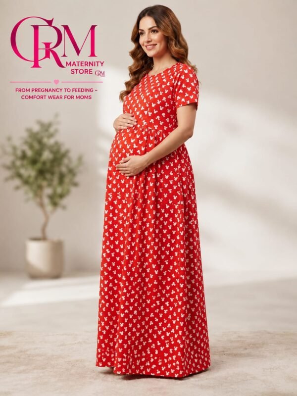 Maternity Maxi Dress for Pregnant Women | Comfortable Pregnancy & Nursing Wear