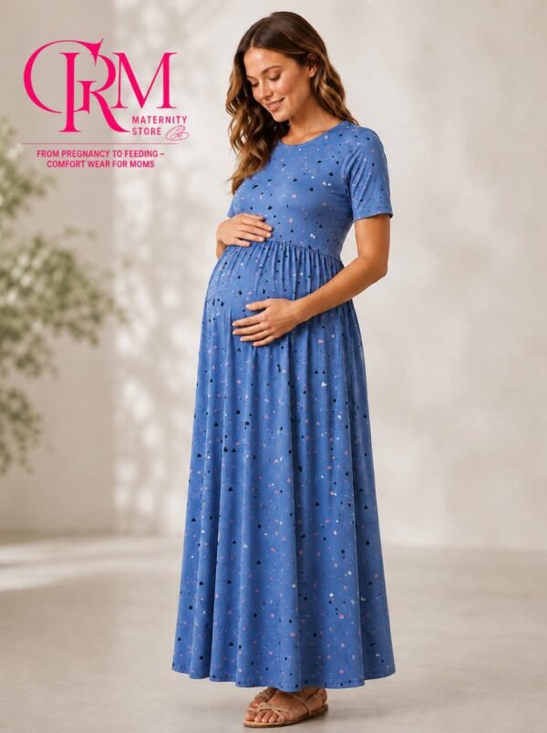 Maternity Maxi Dress for Pregnant Women | Comfortable Pregnancy & Nursing Wear
