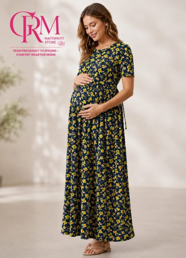 Maternity Maxi Dress for Pregnant Women | Comfortable Pregnancy & Nursing Wear