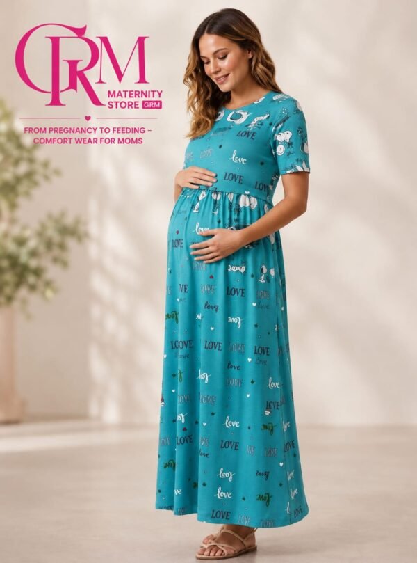 Maternity Maxi Dress for Pregnant Women | Comfortable Pregnancy & Nursing Wear