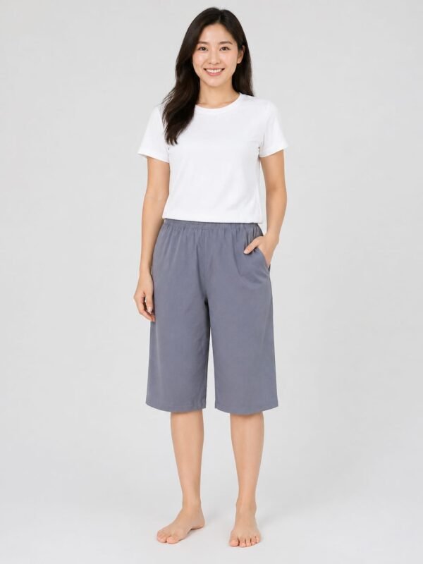 Women’s Cotton Capri Pants | Comfortable Knee-Length Lounge & Casual Wear