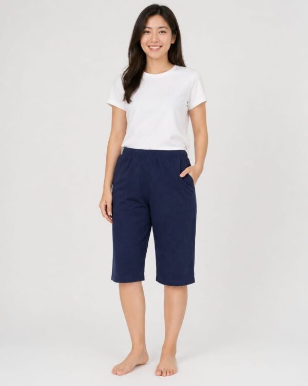 Women’s Cotton Capri Pants | Comfortable Knee-Length Lounge & Casual Wear