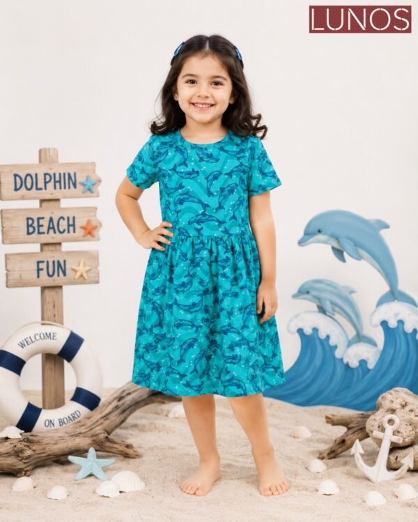 Kids Frock - Blue