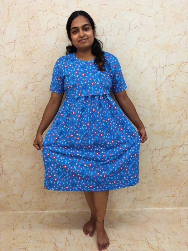 Calf Length-Blue